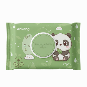 <span class=keywords><strong>Lingettes</strong></span> humides pour bébé en <span class=keywords><strong>bambou</strong></span> biodégradable et biologique 100% non parfumées pour peau naturellement sensible écologique - Product Image 2