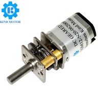 Motor Gear Pengurang Kecepatan DC 3V N20 Rasio 200:1 Poros Keluaran 3mm Gearbox Roda Gigi Logam untuk RC Drone Kamera Gimbal