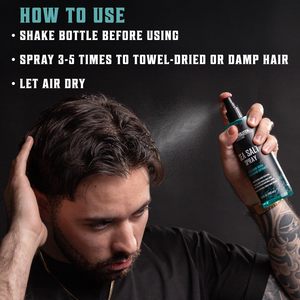 ไวกิ้ง รีโวลูชั่น - สเปรย์น้ำทะเลสำหรับผมผู้ชาย - สเปรย์จัดแต่งทรงผมด้วยสาหร่ายเคลป์ ว่านหางจระเข้ และสาหร่ายแดง - สเปรย์สำหรับผมสไตล์เซิร์ฟ - 260 มล. - Product Image 5