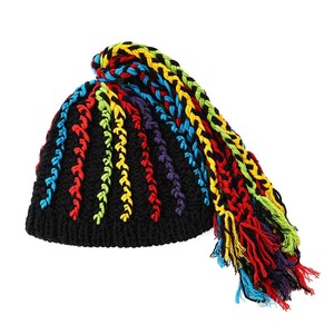 Chapeaux chauds unisexes pour l'automne et l'hiver, faits à la main, tissés, style hip-hop ethnique, chapeau <span class=keywords><strong>dreadlocks</strong></span>, <span class=keywords><strong>bonnet</strong></span> style automne - Product Image 6