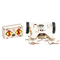 OKYN25930-3 Kit de Vehículo de Combate a Control Remoto para Armar, Kit de Herramientas para Experimentos Científicos STEM