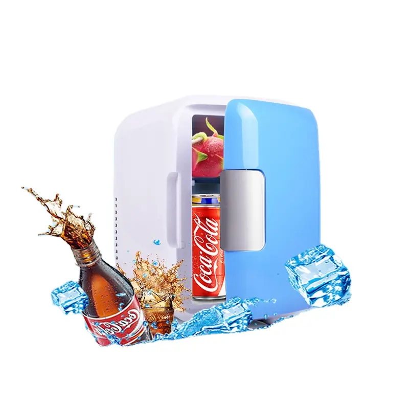 Refrigerador portátil para carro 12V refrigerador 4L refrigerador para bebidas refrigerador