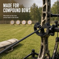 Support de flèche en alliage noir HT CP812 pour arc composé, chasse et tir à l'arc - Prix de gros