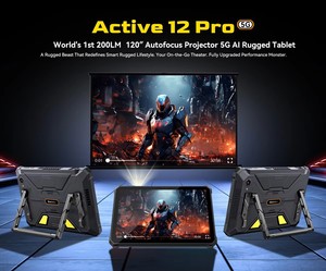 แท็บเล็ตโปรเจคเตอร์ Blackview Active 12 Pro รุ่นทนทาน ขนาด 11 นิ้ว ระบบ Android 15 หน่วยความจำ 16GB ความจุ 1TB แบตเตอรี่ 30000mAh ชิปประมวลผล Dimensity 7300 แท็บเล็ตโทรศัพท์ - Product Image 3