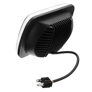 ไฟหน้า LED 45W 15LED ตัวสะท้อนแสง5x7ถ้วยพื้นหลังสีดำสำหรับรถขุดวิศวกรรมออฟโรด - Product Image 5