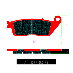 Pastillas de disco de freno delantero de cerámica para motocicleta <span class=keywords><strong>HONDA</strong></span> CB400 650F <span class=keywords><strong>750</strong></span> CBR250 300 400 <span class=keywords><strong>750</strong></span> 1000 VT250 600 VCB XL XR <span class=keywords><strong>NX</strong></span> NTV CBF GL ST - Product Image 4