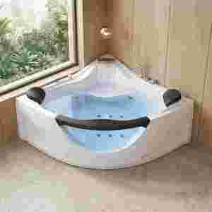 Vasca Idromassaggio Rotonda Interrata <span class=keywords><strong>per</strong></span> 3-4 Persone, <span class=keywords><strong>Jacuzzi</strong></span> Esterna Popolare in Acrilico, Spa Idromassaggio - Product Image 3