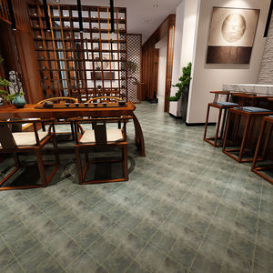 Tapis de sol en PVC imitation marbre blanc, extension ample en vinyle LVT, sol Flexible, carreaux de sol imbriqués en pvc - Product Image 2