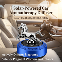 Diffuseur d'air solaire pour voiture, flacon de parfum longue durée, huile parfumée, désodorisant automobile, aromathérapie, produit tendance 2026