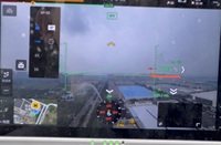 Drone de nettoyage mural et vitré M400 à double buse, pulvérisateur de mousse et d'eau, système de contrôle à distance 120m de hauteur
