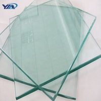 Verre trempé transparent pour parapet de balcon de 15 mm d'épaisseur