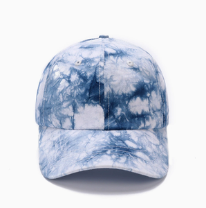 หมวกเบสบอลยีนส์วินเทจฟอกสีแบบไทได ปรับขนาดได้ สไตล์ดีดีแฮท สำหรับแฟชั่นสตรีทแวร์ - Product Image 1