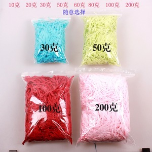 Offre Spéciale plusieurs couleurs <span class=keywords><strong>Lafite</strong></span> papier décoratif froissé coupe papier de soie déchiqueté pour remplissage de boîte-cadeau - Product Image 5