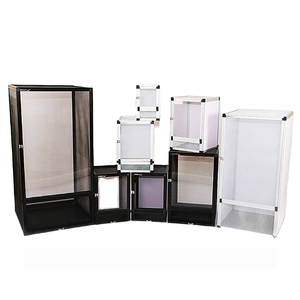 Recinto de Malla de Aleación de Aluminio para Reptiles, Jaula de Cría Ventilada y Desmontable para Reptiles, Terrario para Camaleones, Geckos y Lagartos - Product Image 1