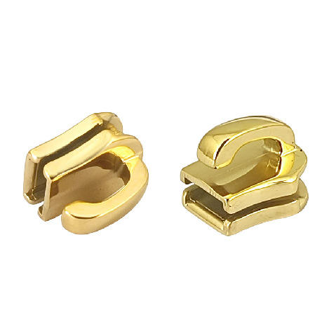 Tête de fermeture éclair ordinaire - Or