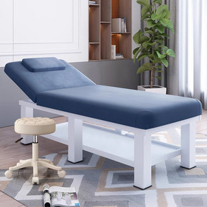Table de massage réglable en cuir synthétique, lit de beauté avec cadre métallique, mobilier pour spa, salon et soins du visage - Product Image 4