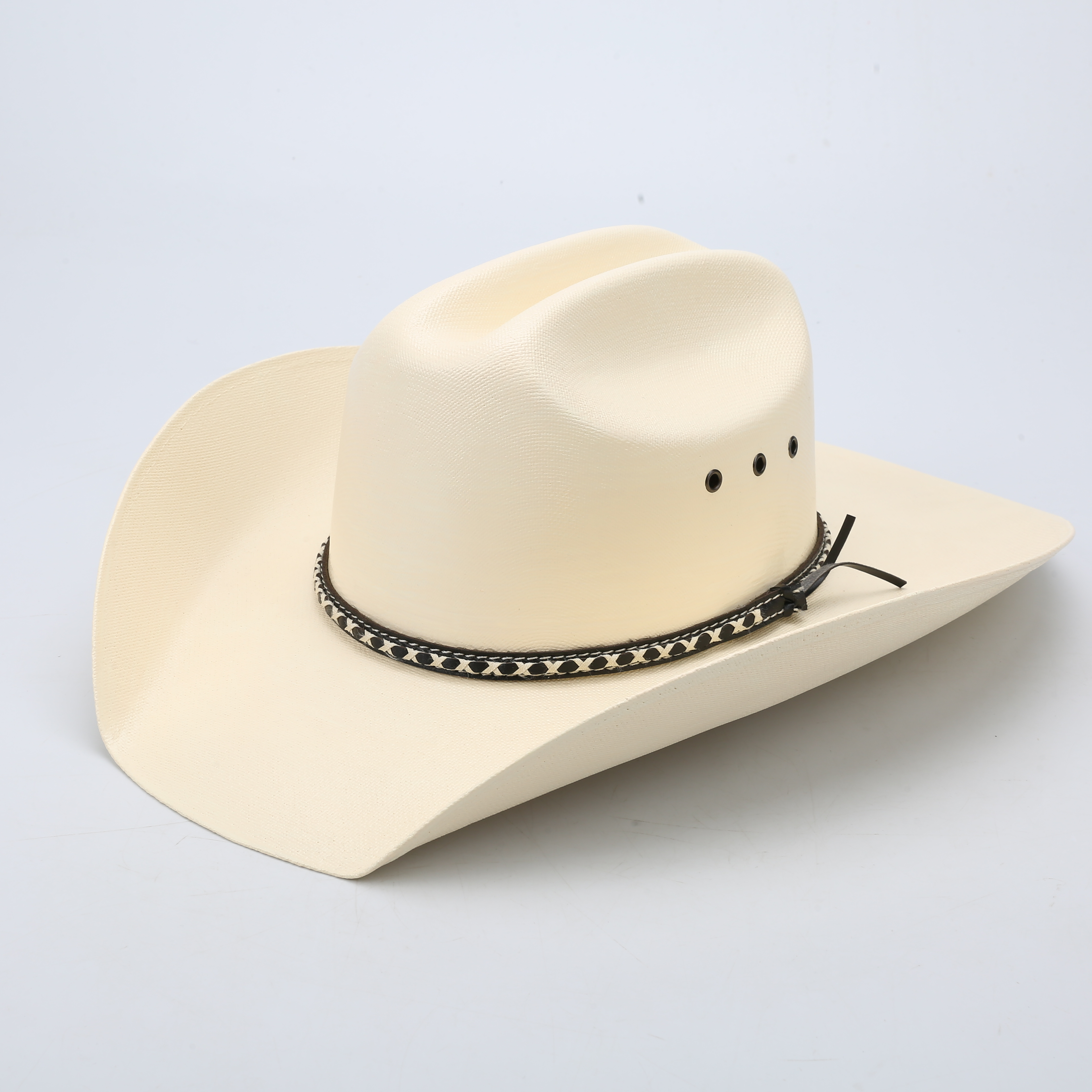 Cappello Cowboy In Paglia Pieghevole - Largo Bordo Per Sole E Spiaggia - Foto 10