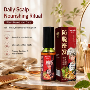 Sérum anti-chute de <span class=keywords><strong>cheveux</strong></span> contenant du gingembre, du ginseng et du polygonum multiflorum favorisant efficacement la croissance des <span class=keywords><strong>cheveux</strong></span>, <span class=keywords><strong>spray</strong></span> d'essence capillaire - Product Image 4
