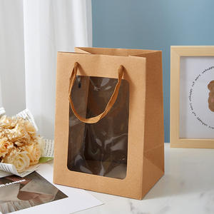 Bolsas de Regalo Transparentes con Ventana, Bolsas de Exhibición Blancas, Bolsas de Mano, Bolsas para Regalos - Product Image 5