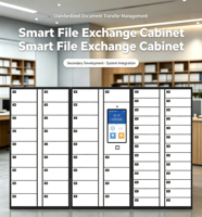Armoire intelligente d'échange de documents pour la gestion des dossiers judiciaires, armoire de stockage pour documents, factures bancaires, reçus et archives
