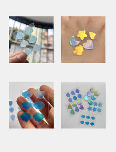 Parches para el Acné con Forma de Corazón Holográfico, Divertidos, Ultrafinos e Iridiscentes para la Cara - Product Image 5