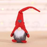 Nouvelle Décoration de Noël Pendentif Figurine Nordique Sans Visage du Père Noël de la Forêt pour Vitrine, Vente en Gros