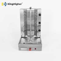 Machine à shawarma électrique automatique, rôtissoire verticale commerciale pour kebab, modèle de table en acier inoxydable