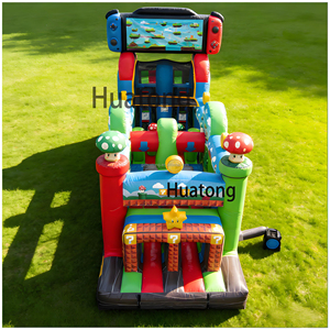 상업용 PVC 야외 인플레이터블 장애물 코스 대형 인플레이터블 스포츠 챌린지 게임 어린이용 인플레이터블 장애물 코스 - Product Image 2