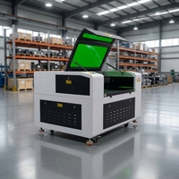 Machine de découpe et de gravure au laser CO2 7050 pour acrylique et bois, 100W, nouvelle commande Ruida, prend en charge les formats AI/DXF/PLT