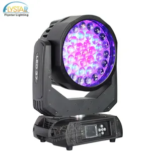 Party lighting robin 600 zoom beam wash effect 37pcs 10w RGBW 4in1 led moving head light