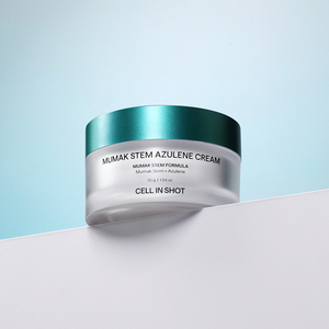 Crème réparatrice CELL SHOT coréenne à l'azulène de Mumak : Hydratation longue durée, hydratation multicouche, apaisement et renforcement de la barrière cutanée pour le visage - Product Image 1