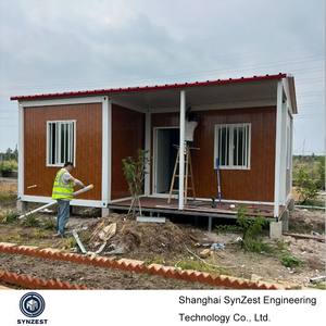 Maisons conteneurs modulaires préfabriquées démontables et portables de 10, 20 et 40 pieds pour entrées, jardins, hôtels et salons - Product Image 2