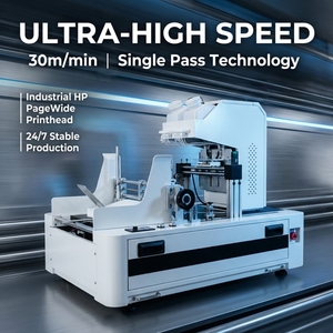 FunJar Plate-free Single Pass Carton Printer Printhead Digital Inkjet Printer Ready for E-commerce Short Run Custom Business - Product Image 1