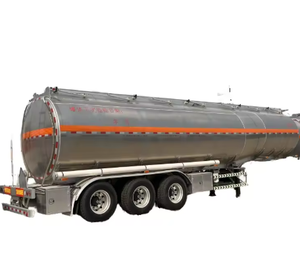 Semi-remorque citerne à lait en acier inoxydable, remorque citerne à lait frais, camion-citerne à eau, prix de vente - Product Image 4