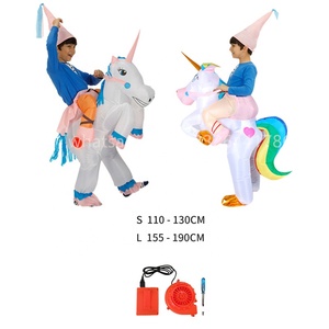 Costume gonfiabile del dinosauro dei bambini per i costumi della festa di natale del vestito da Cosplay di Halloween dell'<span class=keywords><strong>unicorno</strong></span> delle ragazze del ragazzo - Product Image 4