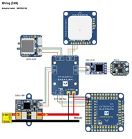 Contrôleur de vol Mateksys H743 SLIM V4 STM32H743 double ICM42688P 2-8S LiPo avec emplacement pour carte SD pour systèmes de drones FPV à aile fixe