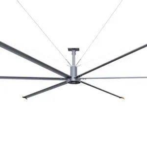 12ft 3.7M Quiet Fan Warehouse Ventilation Fans Efficient Cooling System Farms Restaurants Home Use Ceiling Mounted