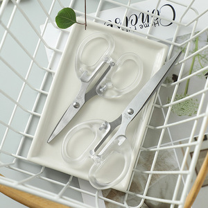 Transparent Stainless Steel <b>Scissors</b> 16 Cm Small Size For Craft <b>Sewing</b> Office Use - Product Image 3