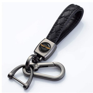 Tùy Chỉnh Sang Trọng Thăng Hoa Trống Kim Loại Xe <span class=keywords><strong>Keyring</strong></span> Đầy Màu Sắc Biểu Tượng Tùy Chỉnh Bạc Eo Key Fob Da Phụ Nữ Key Chain Men Keychain - Product Image 6