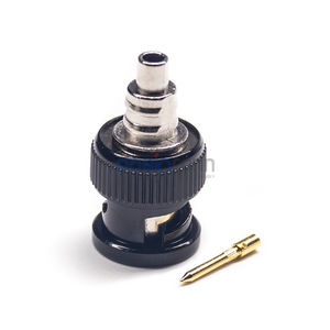Conector BNC Macho con Recubrimiento de Níquel Negro para Cable Coaxial RG179, <span class=keywords><strong>Balun</strong></span> RF Coaxial, Accesorios de CCTV, Conector BNC para Cable - Product Image 3