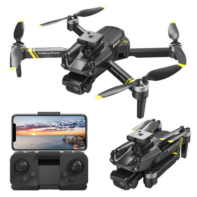 Professional Portable Mini FPV Quadcopter Drone with Dual Camera Long Range Wifi Remote Control Brushless Motor