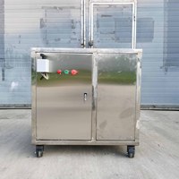 Roestvrijstalen Groene Rauwe Bananenhuidverwijderingsmachine Commerciële Automatische Bananenschilmachine Weegbree Dunschiller Machine