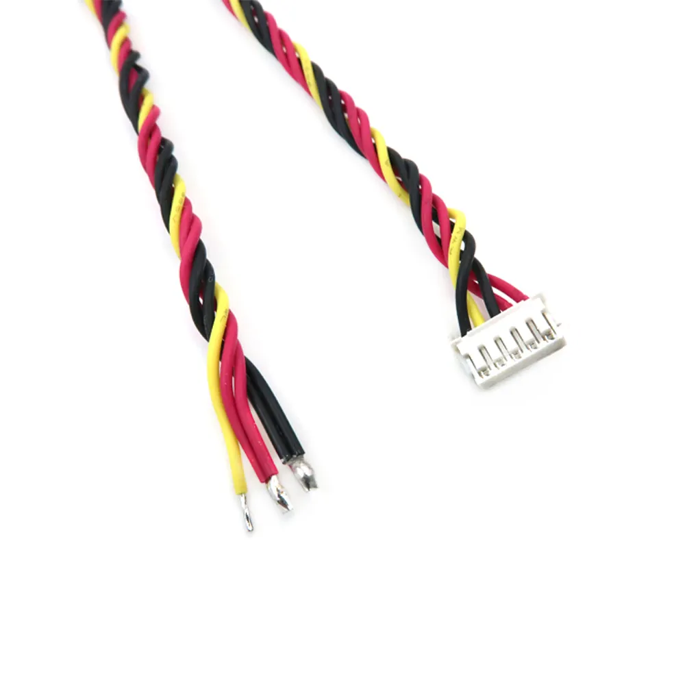 Panjang kustom 200MM 22AWG pria JST XH 2.54mm konektor Multi-Pin memutar kabel ekstensi Harness kabel