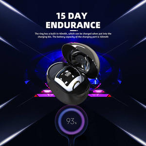 Bague connectée islamique Equantu Tasbeeh QB709 avec écran OLED, fonction Azan et étui de chargement – Bague de Zikr - Product Image 2