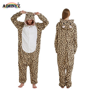 Inter quality inter oloooooooodie-calidad Sleepwear leijama omen Nimal artoon or dult nesie neseopard Bear - Product Image 3