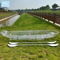 Sac flottant latéral transparent pour siège de canoë, 2 personnes, avec pagaie double, pour lac, fabriqué en Chine, Lumark, haute qualité