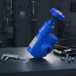 Vanne de surpression hydraulique de type tuyau YF-L10H4, régulateur de pression manuel en acier allié pour système hydraulique - Product Image 2