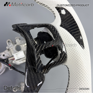 Volante Personalizado de Fibra de Carbono Real, Mejora del Interior del Automóvil para Lexus IS RC NX GS 250 300 300h 350DS 500 F Sport 2013-2025 - Product Image 4