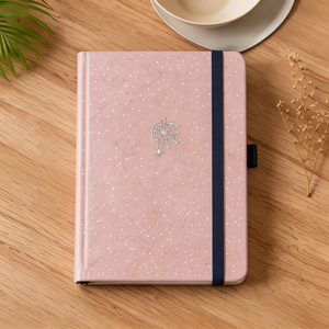 Quaderno A5 Personalizzato Rosa Glitterato con Ricamo a Ragnatela, Agenda Giornaliera, Regalo Personalizzato - Product Image 6