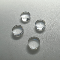 Lentille optique personnalisée en quartz fusionné avec revêtement convexe, usinage optique